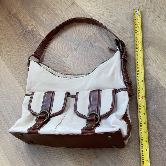 Eddie Bauer canvas and leather handbag - Picture 10 of 13